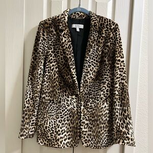 Libby Edelman Cheetah Print Blazer